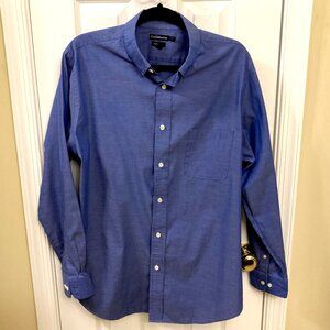 Croft & Barrow Easy-Care Classic Fit Blue Dress Shirt  Size 16.5  34/35 Sleeve
